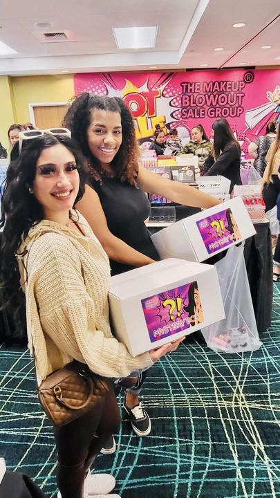 Happy customer with Mystery Box