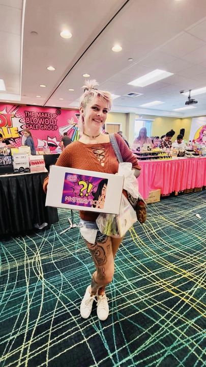 Happy customer with Mystery Box