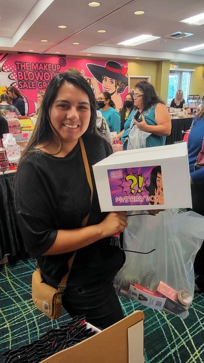 Happy customer with Mystery Box