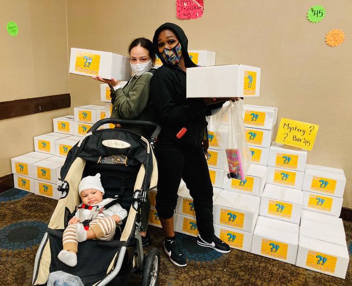 Happy customer with Mystery Box